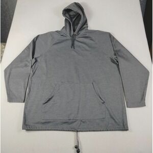 The Foundry Supply Co Hoodie Mens 3XLT Gray Fleece Pullover Kangaroo Pocket